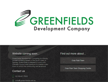 Tablet Screenshot of greenfields.net.au